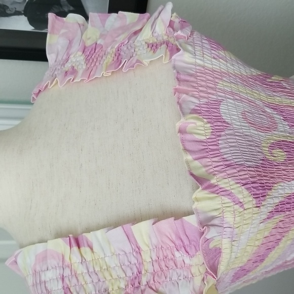 Hill House, The Paz Nap Top - Candy Kaleidoscope Linen,  NWT - Picture 9 of 12